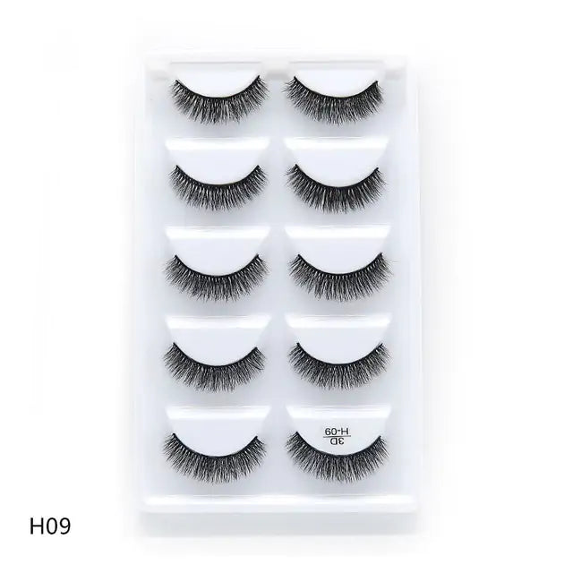 Luxurious 3D mink eyelashes in a pack from Skin Deep Beauty&More