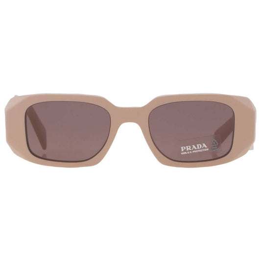 Purple Brown Rectangular Ladies Sunglasses PR 17WS VYJ6X1 49