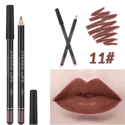 Discover Vibrant Lip Shades With 13-Color Lipliner Pencil