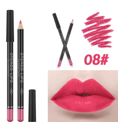 Discover Vibrant Lip Shades With 13-Color Lipliner Pencil