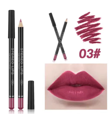 Discover Vibrant Lip Shades With 13-Color Lipliner Pencil