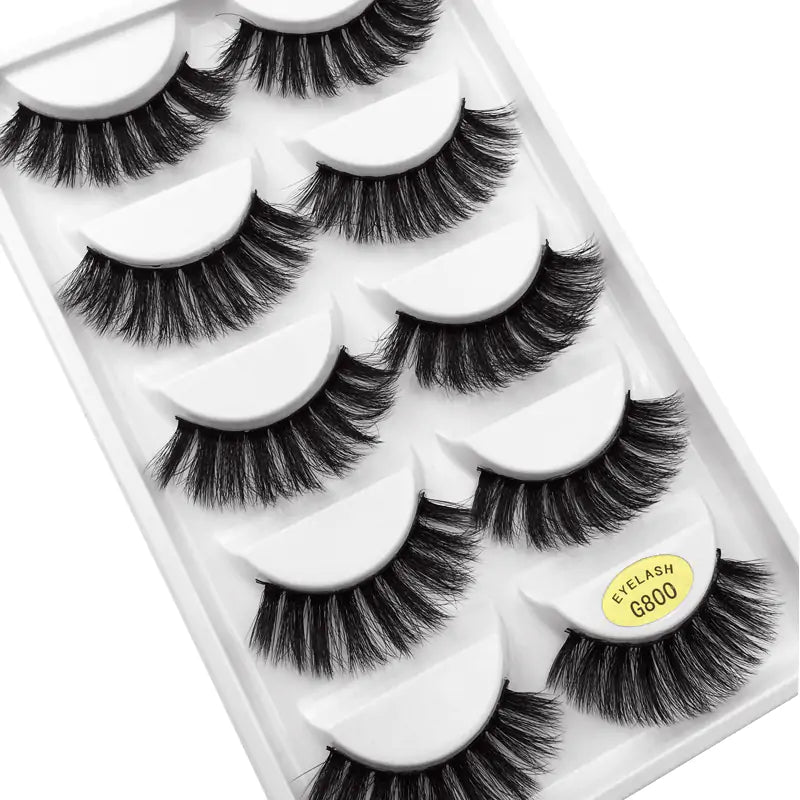 Luxurious 3D mink eyelashes from Skin Deep Beauty&More, offering a dramatic and voluminous look.