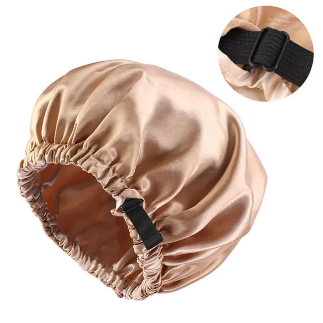 Women Satin Sleeping / Shower Cap