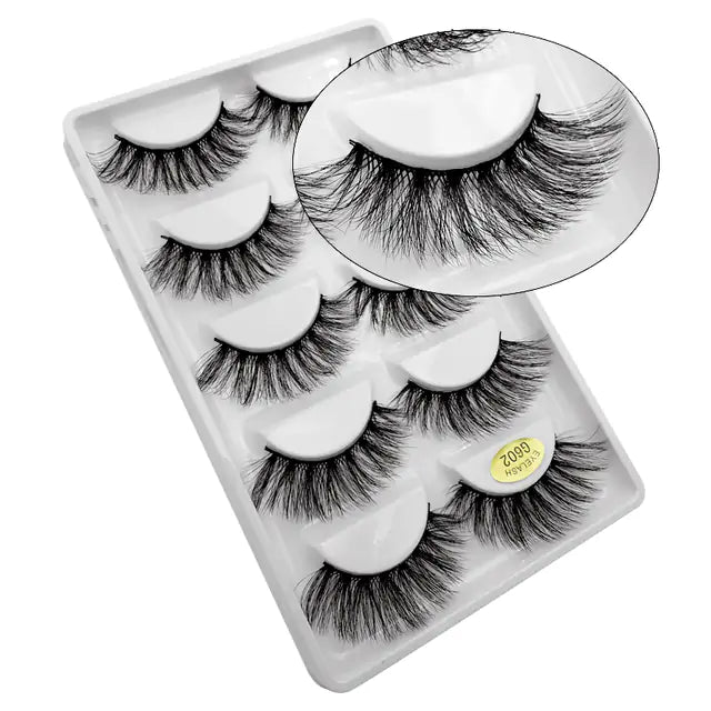 Luxurious 3D mink eyelashes from Skin Deep Beauty&More, featuring an array of natural-looking lash styles for enhancing eye beauty.