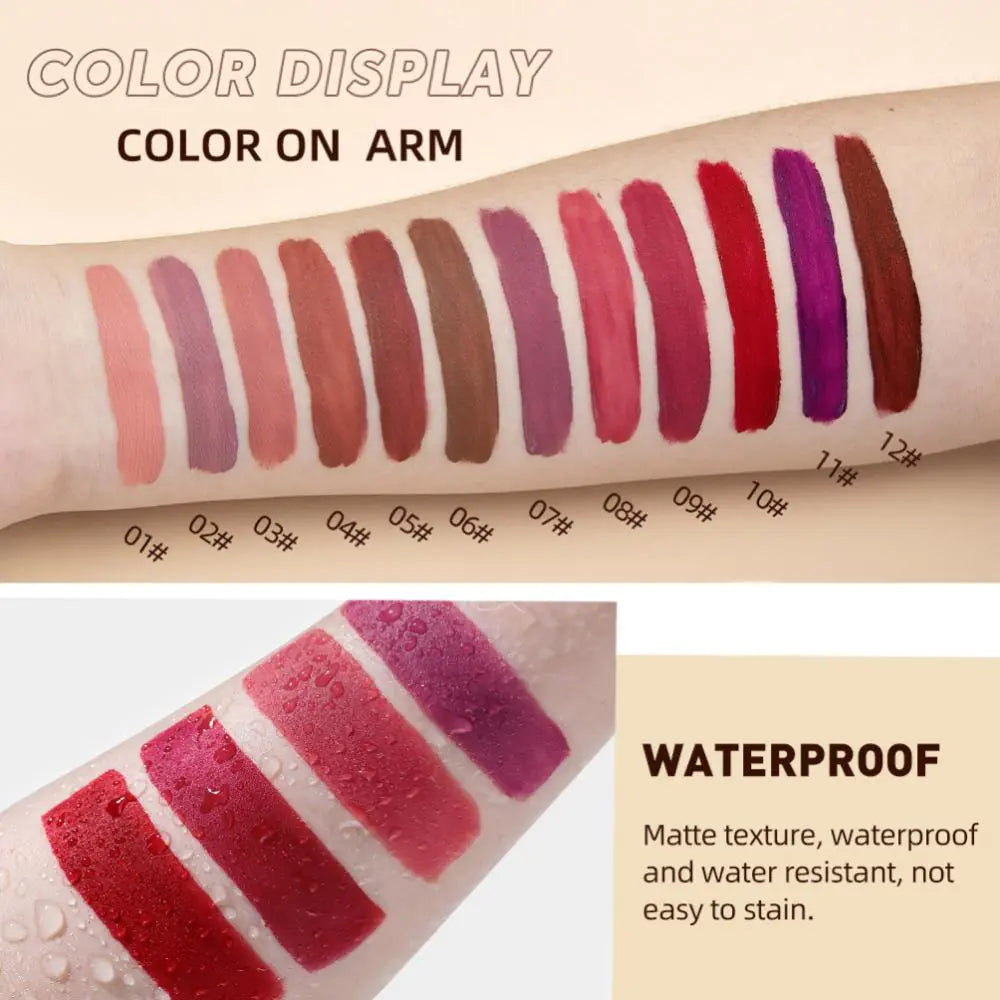 Discover Velvet Matte Lip Glosses - 6 Piece Set