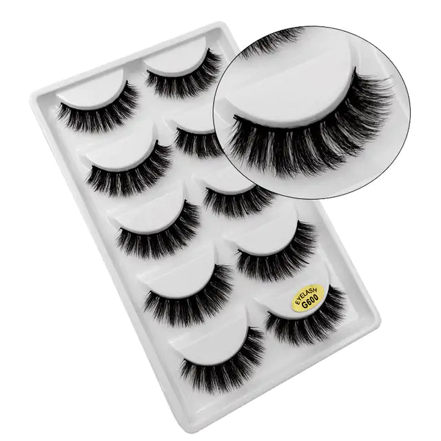 Luxurious 3D mink eyelashes in a package at Skin Deep Beauty&More store