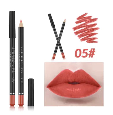 Discover Vibrant Lip Shades With 13-Color Lipliner Pencil